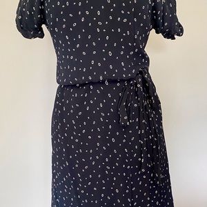 NWT Designer Low-Back Self-Tie Dress